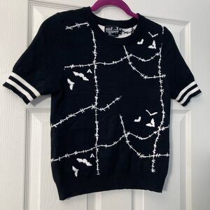 Hell Bunny Stitches knit top